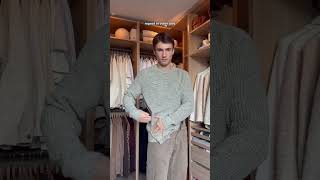 Perfect sweater tuckin tutorial 🫡 Subscribe for shorts [upl. by Narcho470]