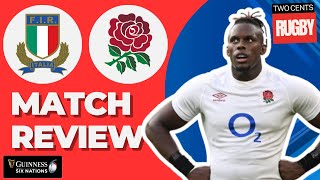 Italy v England Review  6 Nations 2024 [upl. by Norrad]