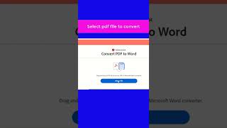 How to convert pdf file to word document for free [upl. by Nicko]
