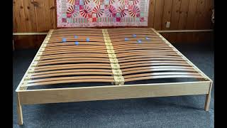 How to Assemble a Platform Bed with Euro Slats [upl. by Nyleda]