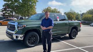 2021 Tundra TRD Off Road Army Green [upl. by Flint291]