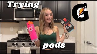 Trying TikTok trending Gatorade Gx Pods  Gx Bottle Review  How to use Gatorade GX bottle and pods [upl. by Akkina504]