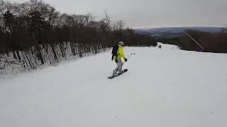 Mount Tremblant Christmas 2023 Tremblant LAlgonquin Run [upl. by Assen106]