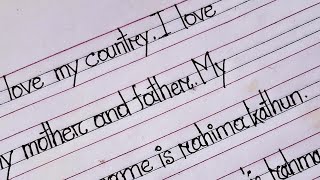 English good handwriting video handwriting tips good writing practice [upl. by Bellaude]