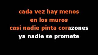 Amores como el nuestro  Video Karaoke [upl. by Sherwood]