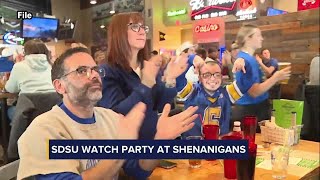 SDSU watch party happening at Shenanigans [upl. by Norret]