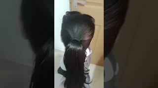 Easy hair stylecute long [upl. by Anahsahs]