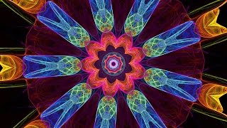 Splendor of Color Kaleidoscope Video v13 Hypnotic Visuals to Relaxing Ambient Meditation Music [upl. by Drake]