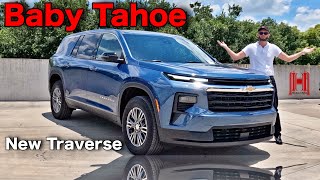 2024 Chevrolet Traverse LS  The New Affordable Tahoe [upl. by Lonyer]