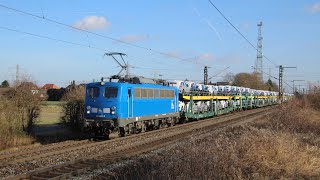 Züge umTrains at Ahlten  Saturday 27th of January 2024 [upl. by Eetnahc230]