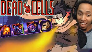 Dead Cells FIRE BLAST JUTSU BUILD  5BC Full Run with VeeDotMe [upl. by Auburn851]