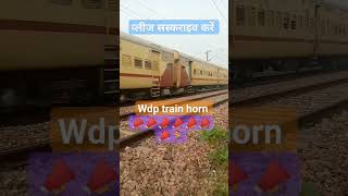 WDP4 train horn Indian railway short 👺👺👺👺👺👺👹👹 [upl. by Gilli]