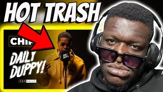 THE WORST RAPPER OF ALL TIME  Chip  Daily Duppy  GRM Daily REACTION [upl. by Nedyah]