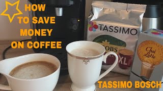 Tassimo Bosch l How to save money on coffee [upl. by Ardle789]