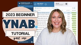 2023 YNAB BUDGET for BEGINNERS stepbystep tutorial  PART 1 setting up MY 2023 FINANCIAL PLAN [upl. by Anomis74]