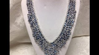 Crystal Cube Necklace Tutorial part one [upl. by Else692]