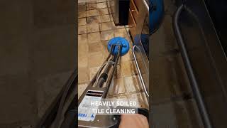 Extremely Soiled Tile and Grout Cleaning [upl. by Lyudmila134]