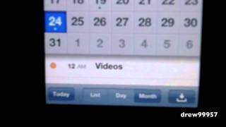 Calendar Colors Add Some Color to Your Important Dates on iPhone iPod [upl. by Tserrof]