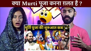 Indian Reaction  Murti Puja Ki Shuruaat Kab Hui   सुनो पंडितों❗️ Maulana Jarjis Ansari [upl. by Attelrak]