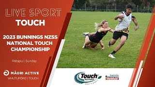 Touch  The 2023 Bunnings NZSS National Touch Championships  Finals [upl. by Alleuqram]