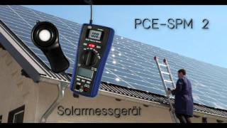 Das Solar amp Strahlungsmessgerät PCESPM 2 [upl. by Cimbura]