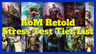 AoM Retold God Tier List  STRESS TEST [upl. by Grae]