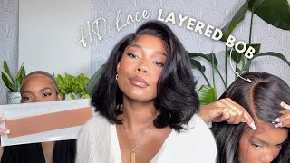 NEW Glueless Wig TrueScalp Tape The Most Realistic Yaki Bob Wig Ft HairVivi [upl. by Walli]