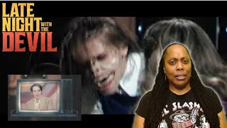 LATE NIGHT WITH THE DEVIL EXCLUSIVE TRAILER 2024  REACTION [upl. by Hametaf55]