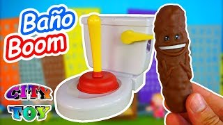 Atrapa la Caca con Baño Boom de Mattel en City Toy [upl. by Eidahs]