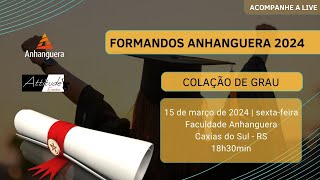 Solenidade de Colação de Grau Anhanguera 2024 [upl. by Winthorpe619]