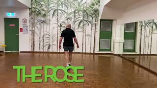 Line Dance “ The Rose “ dance and teach video [upl. by Maximilien834]