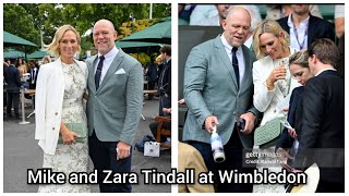 Mike Tindall and Zara Tindall SHINE at Wimbledon [upl. by Gnas]