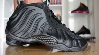 On Feet Foamposite One Anthracite HD IG Sneakaninjaz [upl. by Aruasi117]