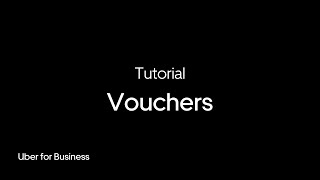 Meet Vouchers  Uber for Business [upl. by Narrad311]