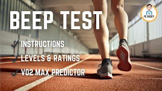 Full Beep Test 2024 Audio Age 16 with Instructions Levels amp V02 Max [upl. by Nett]