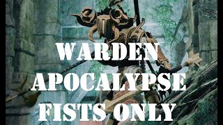 Remnant From the Ashes Warden Apocalypse Fists Only Melee by DreeMax [upl. by Pik16]