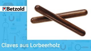 Claves aus Lorbeerholz  Betzold [upl. by Mohamed]