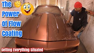 How To Flow Coat  Reclear A Car  What Is Flow Coating  Reclearing The Chevy Monte Carlo SS G Body [upl. by Esiuolyram549]