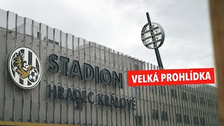 Nový stadion v Hradci Králové Velká prohlídka s jeho architektem [upl. by Ytak860]