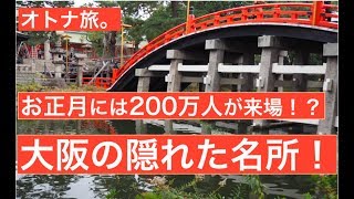 【大阪観光】隠れた名所 初詣でも人気なスポット「住吉大社」を紹介します！Osaka Sumiyoshitaisha 大阪観光 大阪vlog [upl. by Acired]