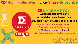 When benzaldehyde and formaldehyde are heated in an aqueous NaOH solution they producea [upl. by Nereus711]