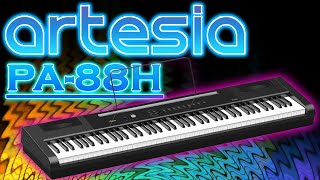 Piano digital ARTESIA PA88H Recomendado para tus inicios [upl. by Wistrup264]