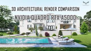 3D Architectural Render Comparision Nvidia RTX A5000 vs RTX 2060 Super Lumion Render [upl. by Ahseiyn]