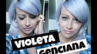 Como platinar o cabelo em casa com VIOLETA GENCIANA [upl. by Magree]