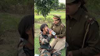 Army vs police 🇮🇳emotional motimotions inspiration indianarmy police youtubeshorts himani [upl. by Poppas]