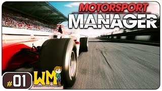 Motorsport Manager 01  Gameplay Português PTBR  Modo Carreira  Iniciando a equipe [upl. by Yolande36]