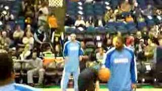 Allen Iverson in warm up UNREAL [upl. by Darce]