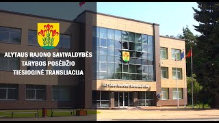 Alytaus rajono savivaldybės Tarybos posėdis 20241121 [upl. by Carrnan]