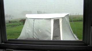 Springbar Tent in High Winds [upl. by Naesed]