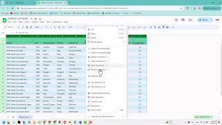 How to Make All Columns the Same Width in Google Sheets [upl. by Cote]